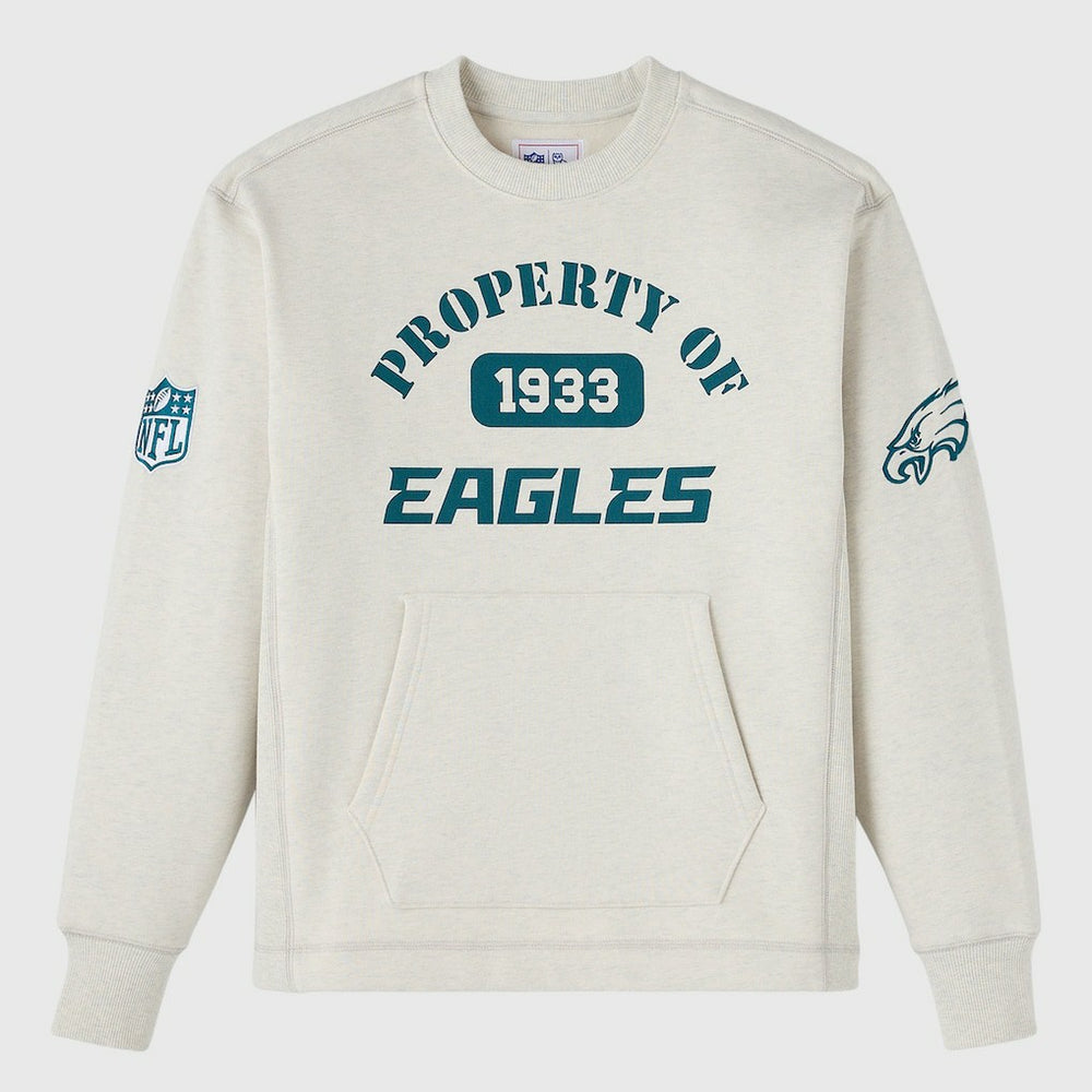 Philadelphia Eagles OVO x NFL Unisex Fleece Sweatshirt - Heather Gray online