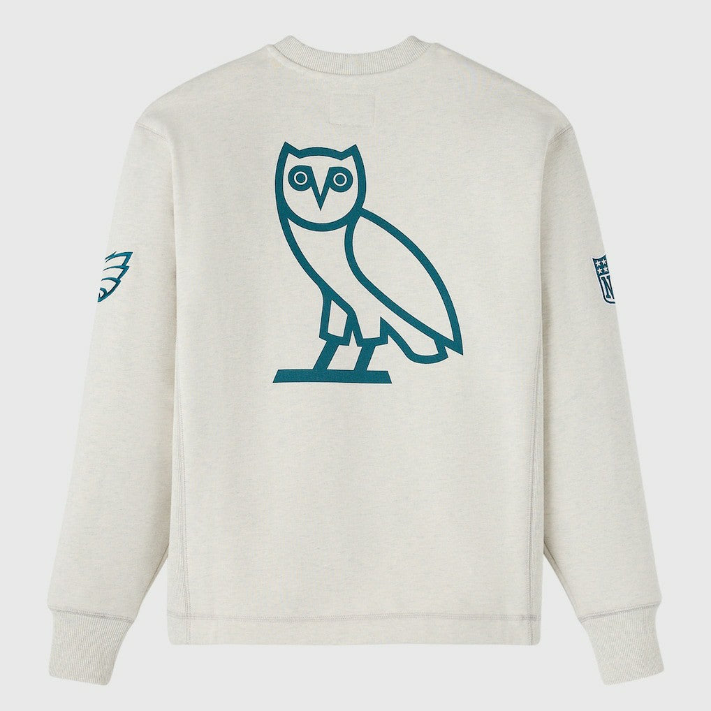 Philadelphia Eagles OVO x NFL Unisex Fleece Sweatshirt - Heather Gray online