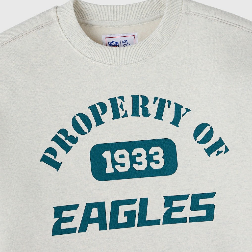 Philadelphia Eagles OVO x NFL Unisex Fleece Sweatshirt - Heather Gray online