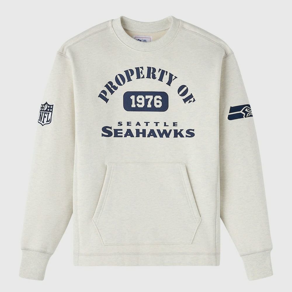 Seattle Seahawks OVO x NFL Unisex Fleece Sweatshirt - Heather Gray cheap