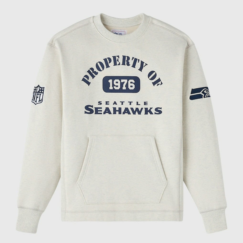 Seattle Seahawks OVO x NFL Unisex Fleece Sweatshirt - Heather Gray cheap