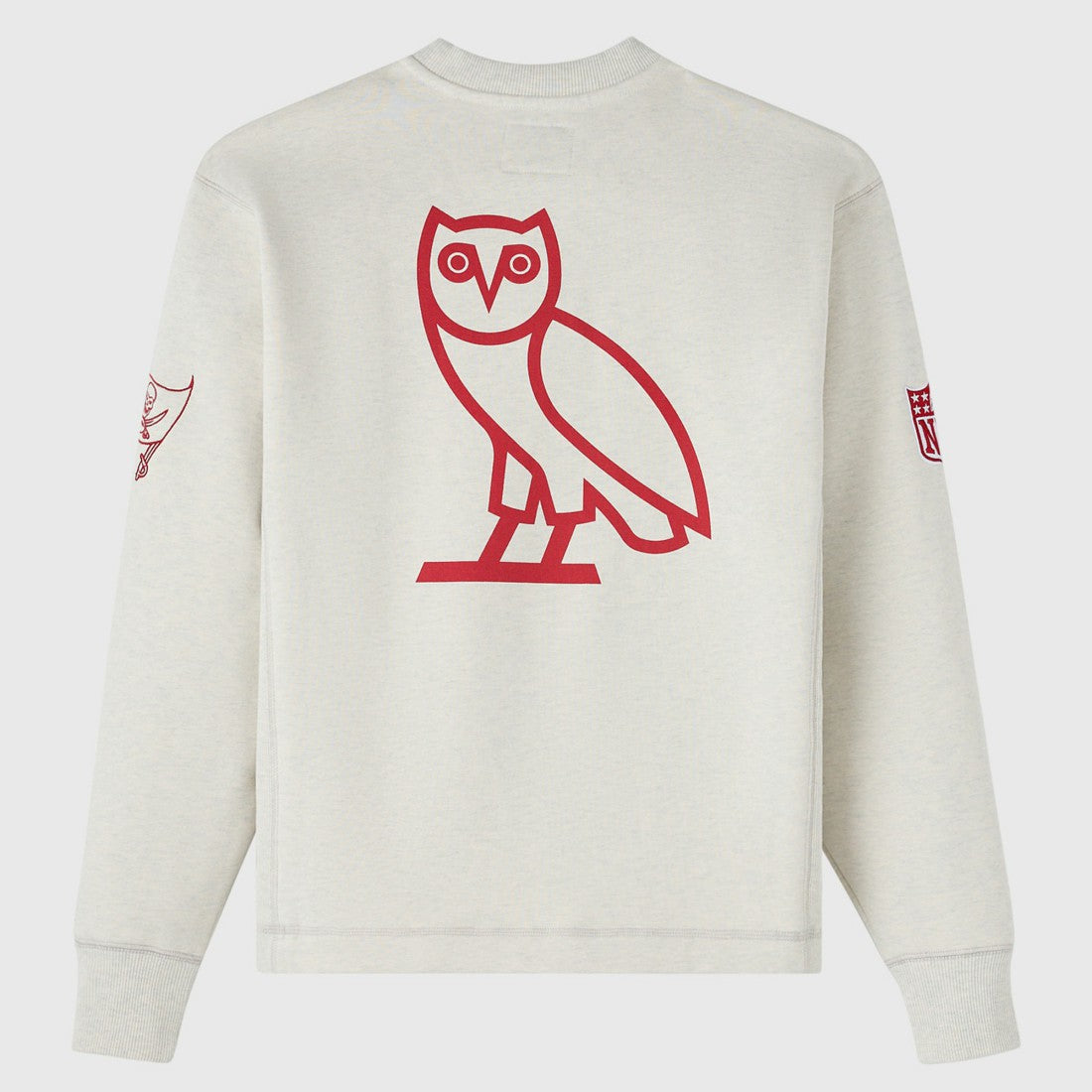 Tampa Bay Buccaneers OVO x NFL Unisex Fleece Sweatshirt - Heather Gray for sale