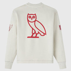 Tampa Bay Buccaneers OVO x NFL Unisex Fleece Sweatshirt - Heather Gray for sale