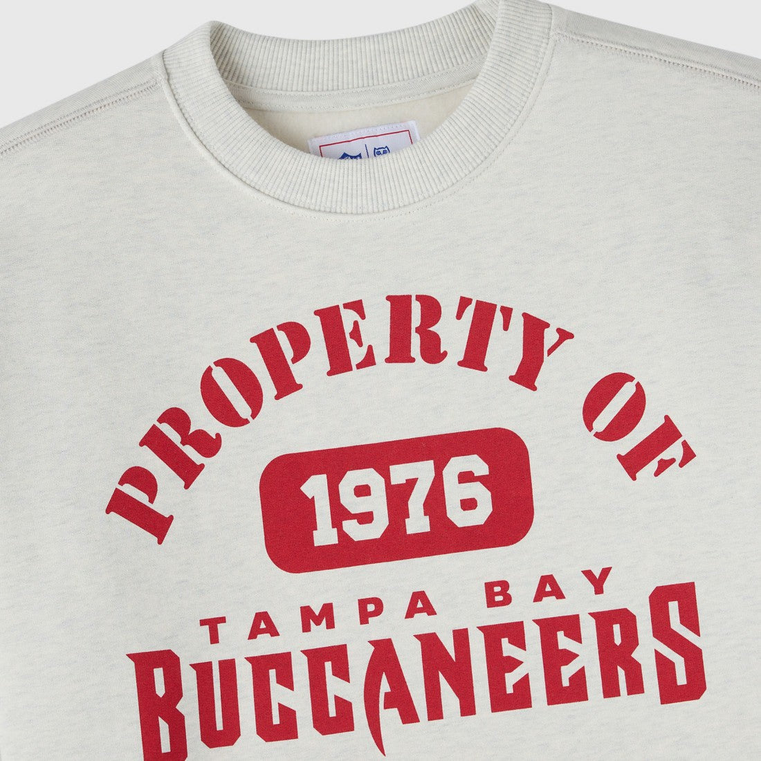 Tampa Bay Buccaneers OVO x NFL Unisex Fleece Sweatshirt - Heather Gray for sale