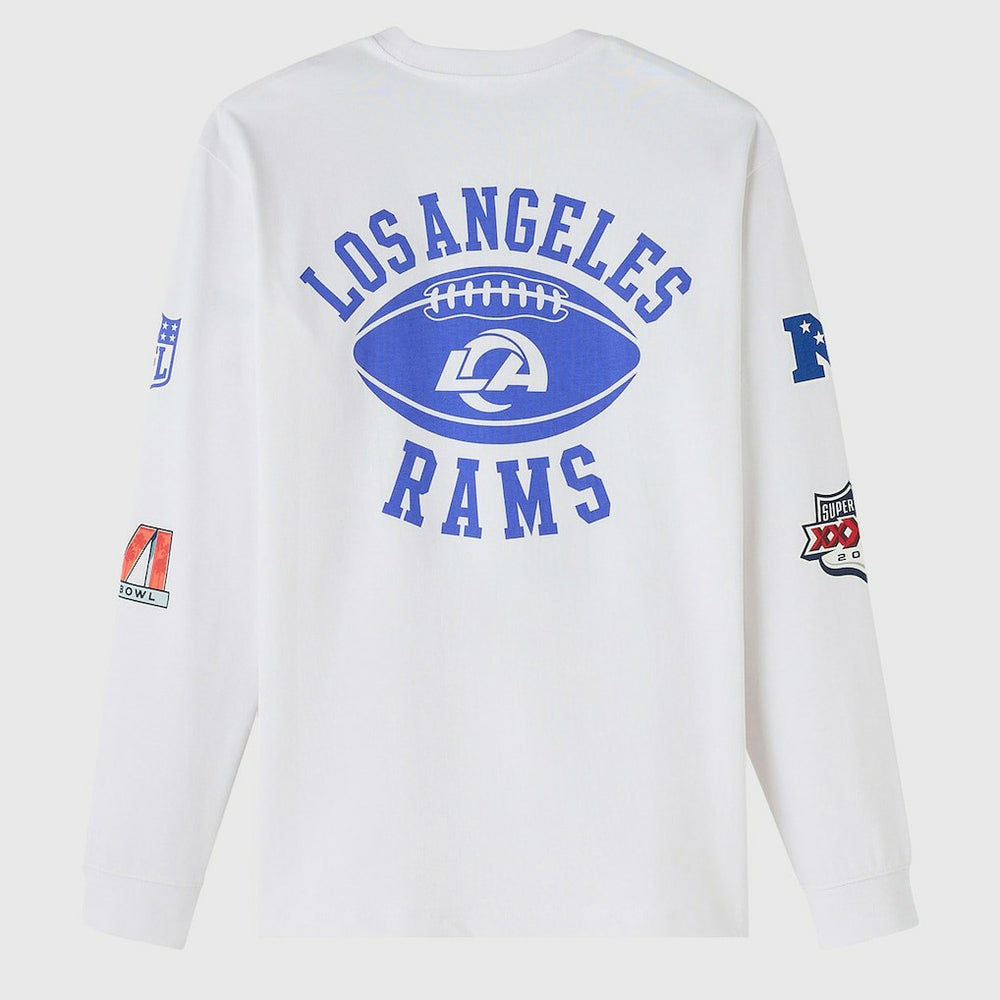 Los Angeles Rams OVO x NFL Unisex Long Sleeve T-Shirt - White sale