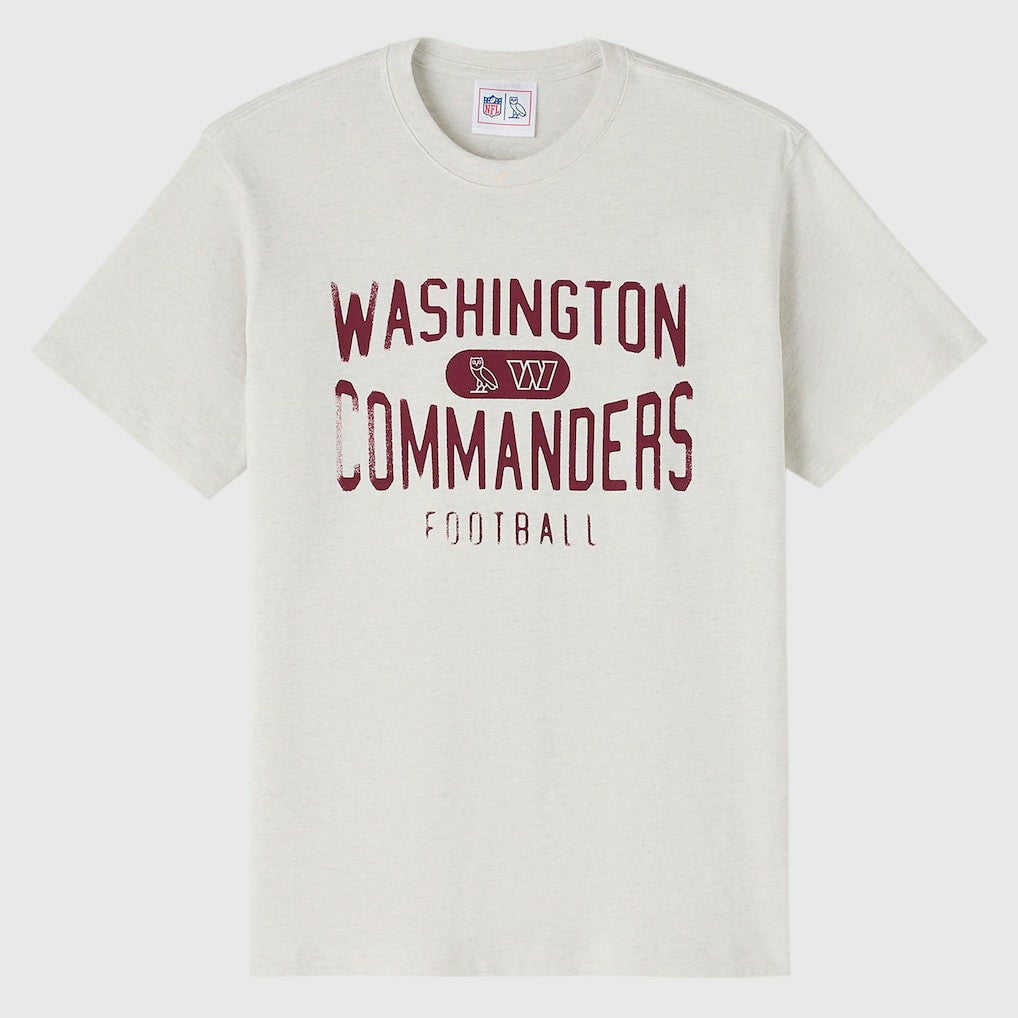 Washington Commanders OVO x NFL Unisex T-Shirt - Heather Gray discount