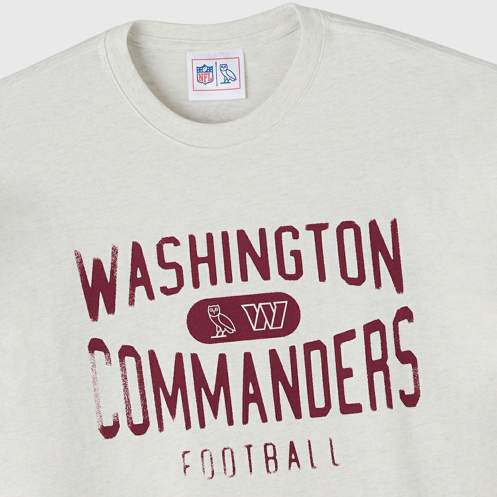 Washington Commanders OVO x NFL Unisex T-Shirt - Heather Gray discount