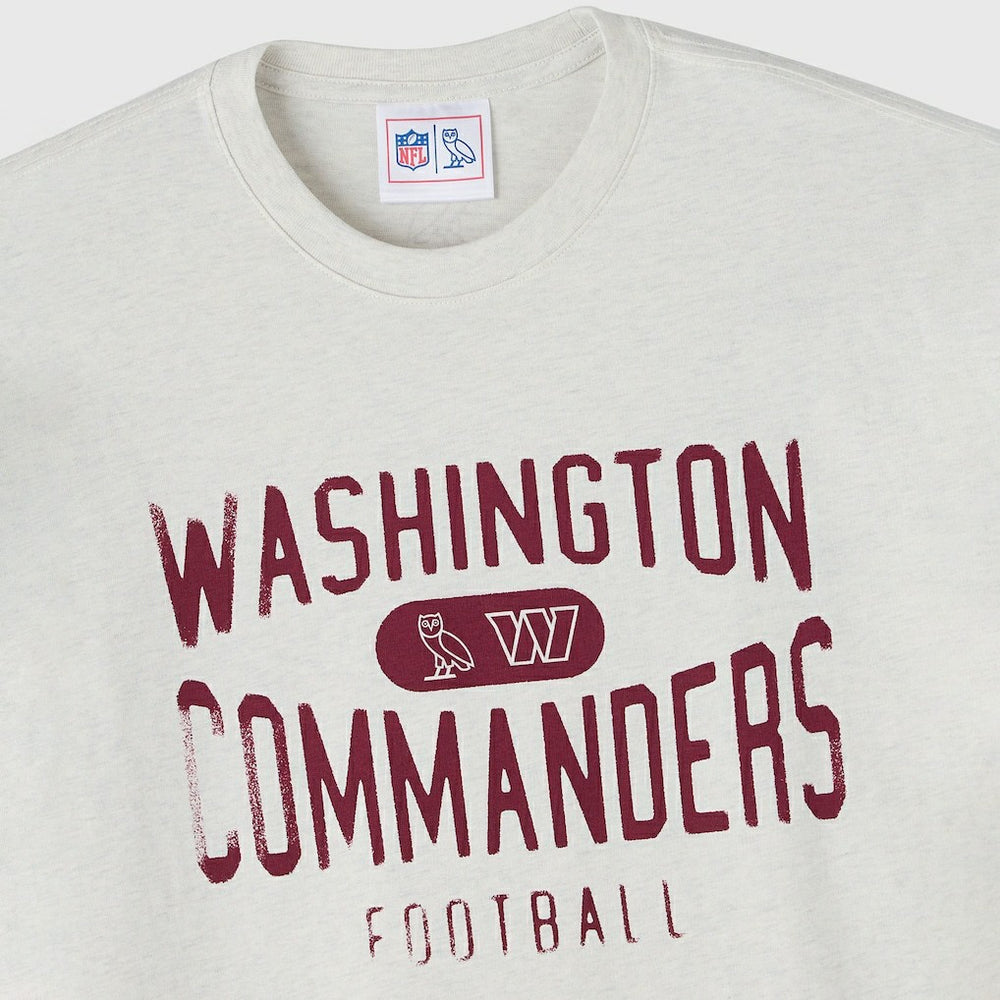 Washington Commanders OVO x NFL Unisex T-Shirt - Heather Gray discount