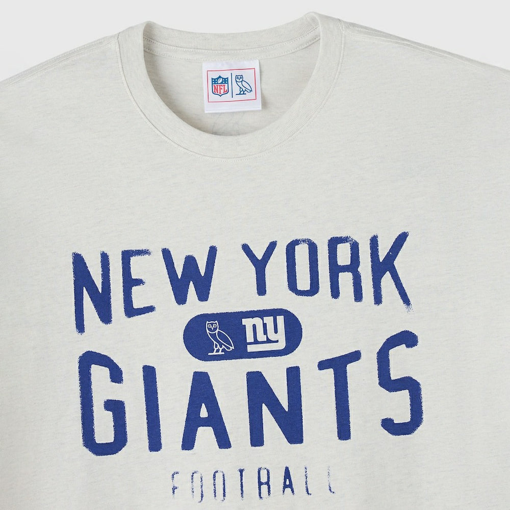 New York Giants OVO x NFL Unisex T-Shirt - Heather Gray on sale