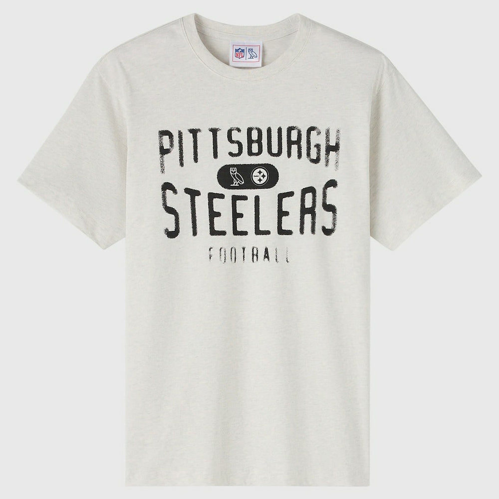 Pittsburgh Steelers OVO x NFL Unisex T-Shirt - Heather Gray online