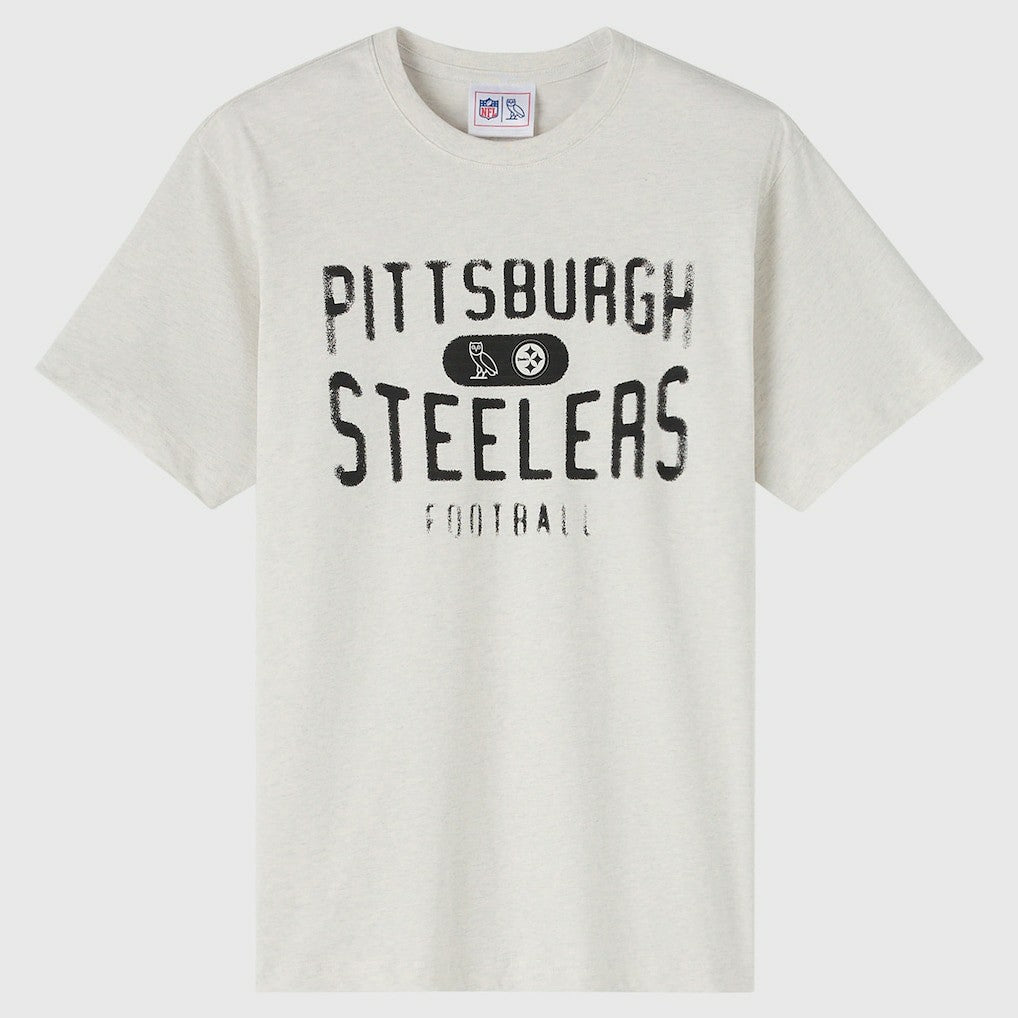 Pittsburgh Steelers OVO x NFL Unisex T-Shirt - Heather Gray online