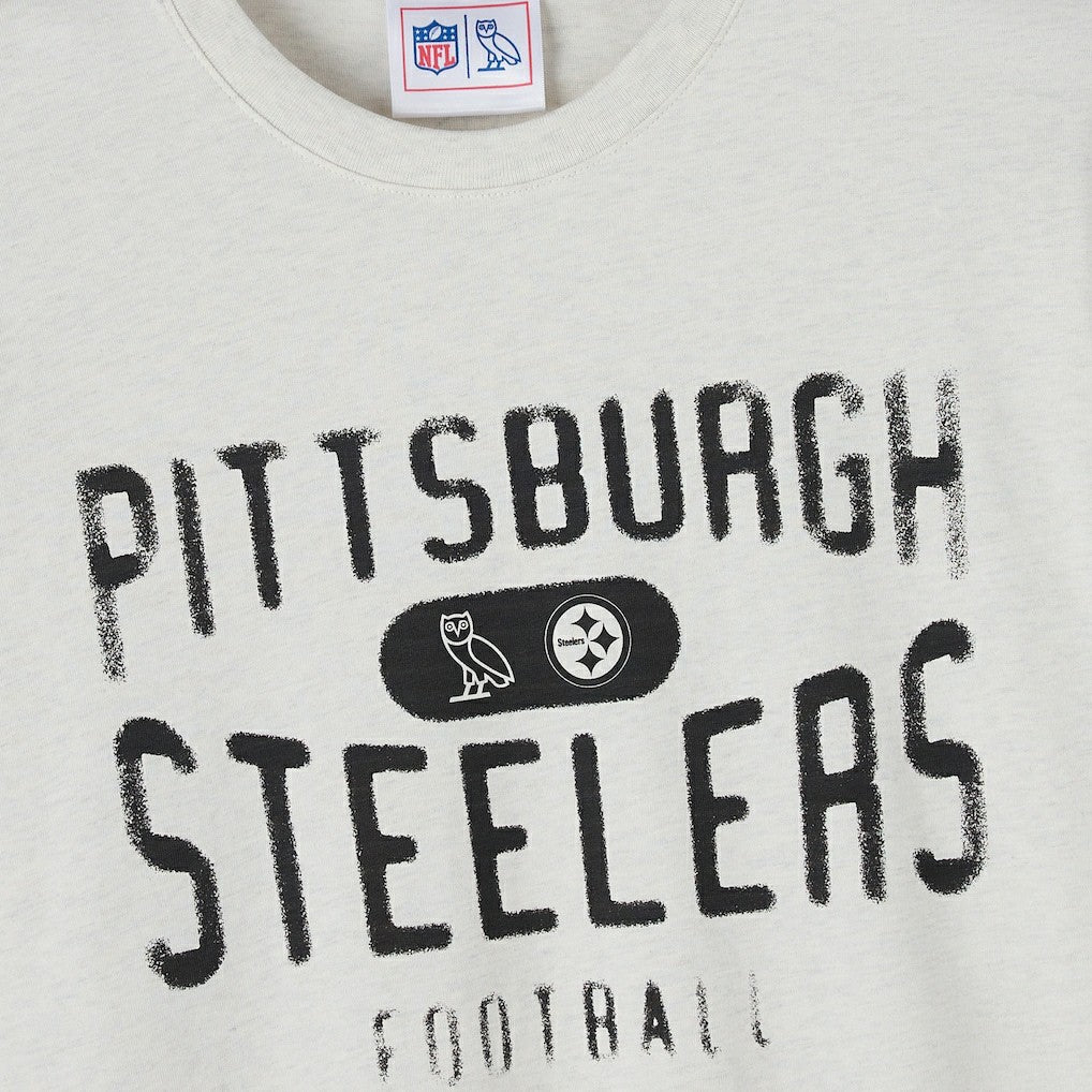 Pittsburgh Steelers OVO x NFL Unisex T-Shirt - Heather Gray online