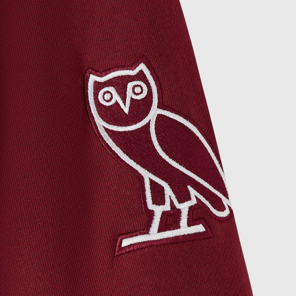 Washington Commanders OVO x NFL Unisex Full-Zip Waffle-Lined Hoodie - Burgundy discount