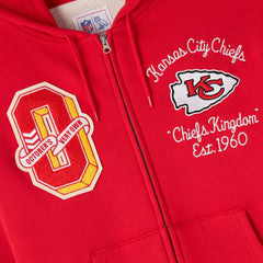 Kansas City Chiefs OVO x NFL Unisex Full-Zip Waffle-Lined Hoodie - Red cheap