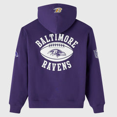 Baltimore Ravens OVO x NFL Unisex Full-Zip Waffle-Lined Hoodie - Purple online