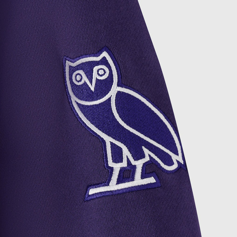Baltimore Ravens OVO x NFL Unisex Full-Zip Waffle-Lined Hoodie - Purple online