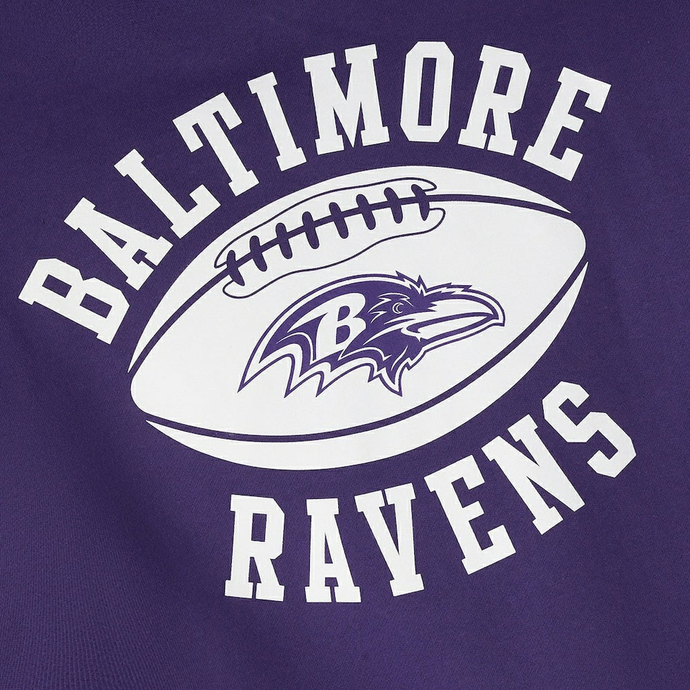 Baltimore Ravens OVO x NFL Unisex Full-Zip Waffle-Lined Hoodie - Purple online