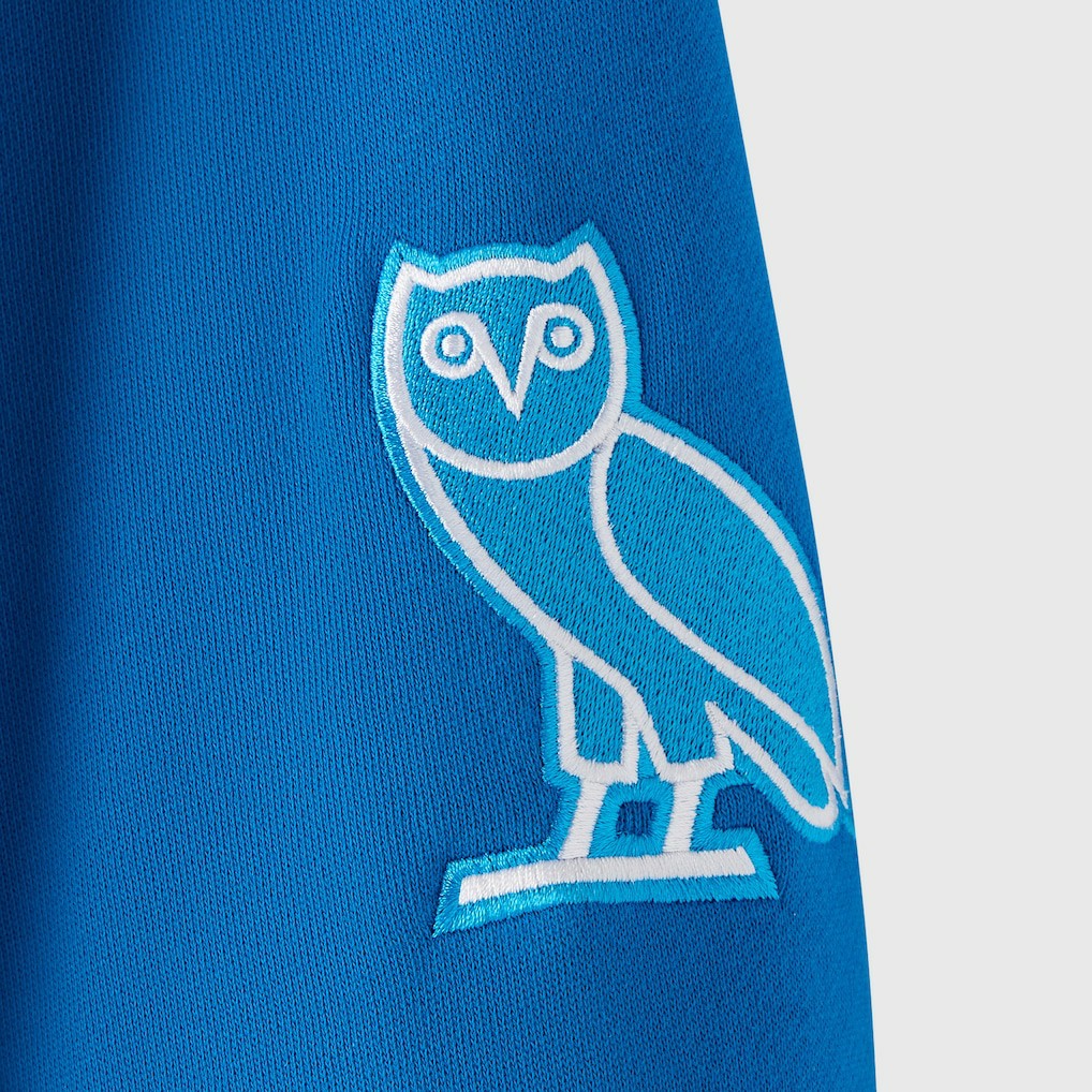 Detroit Lions OVO x NFL Unisex Full-Zip Waffle-Lined Hoodie - Blue sale