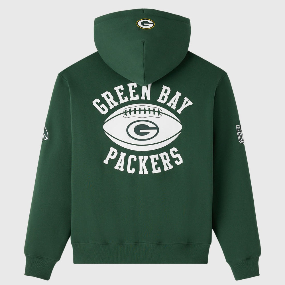 Green Bay Packers OVO x NFL Unisex Full-Zip Waffle-Lined Hoodie - Green outlet