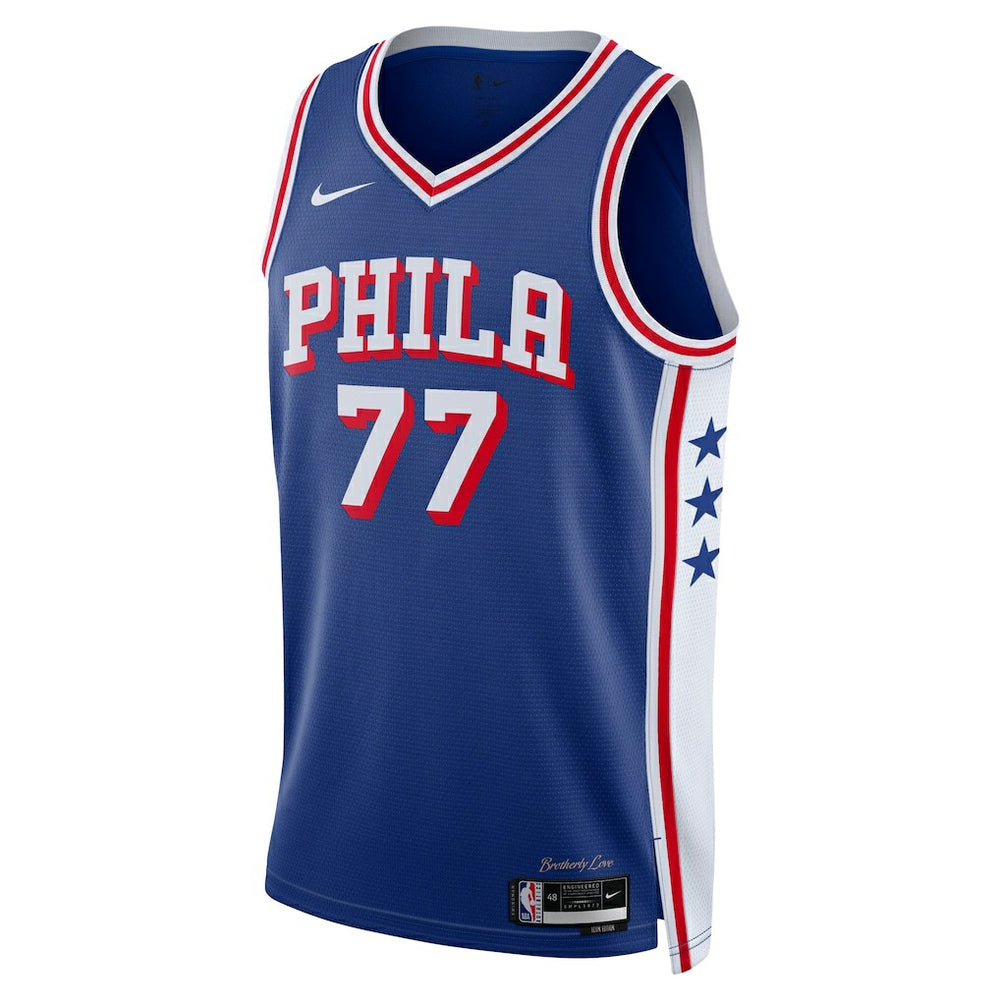 VJ Edgecombe Philadelphia 76ers Unisex Swingman Jersey - Icon Edition - Royal | Nike online