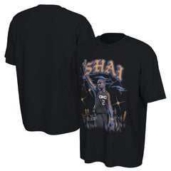 Shai Gilgeous-Alexander Oklahoma City Thunder Converse Unisex 2025/26 City Edition Player Graphic T-Shirt - Black sale