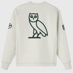 Green Bay Packers OVO x NFL Unisex Fleece Sweatshirt - Heather Gray cheap
