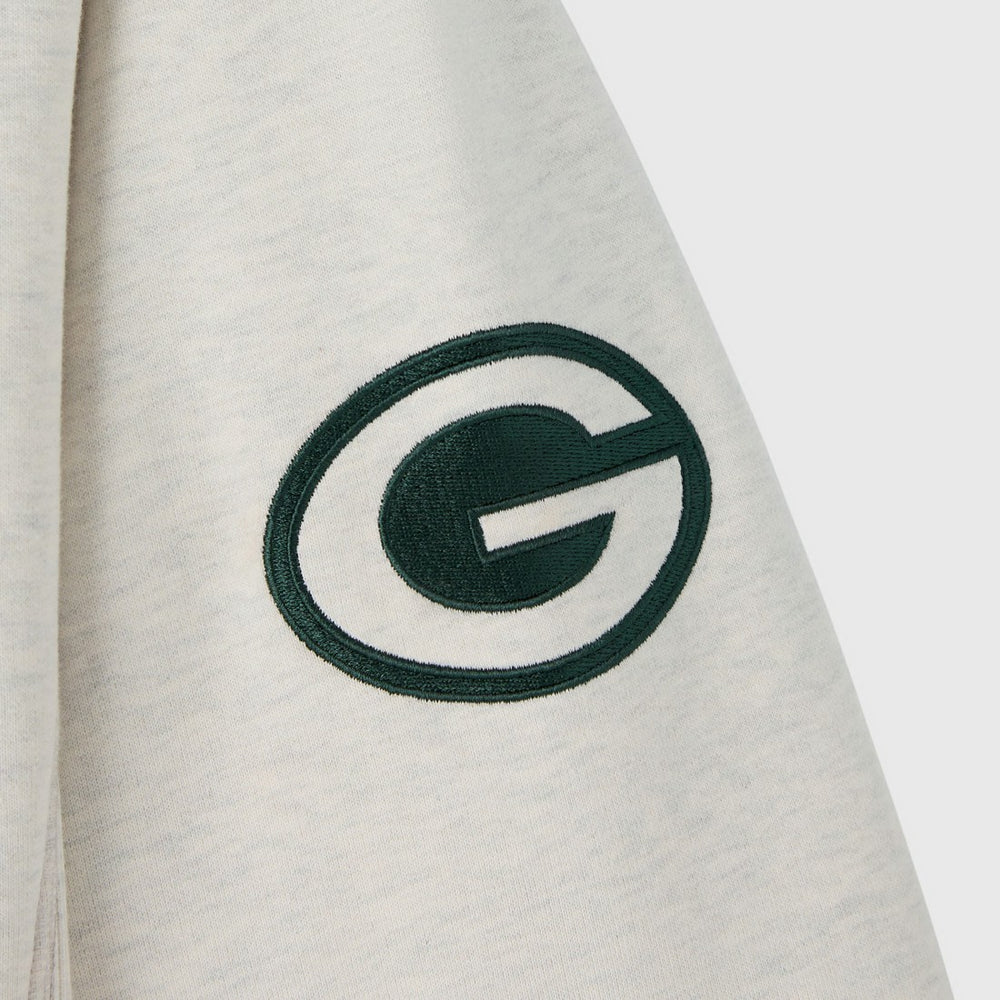 Green Bay Packers OVO x NFL Unisex Fleece Sweatshirt - Heather Gray cheap