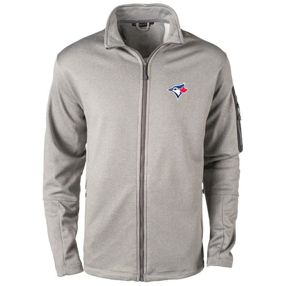 Toronto Blue Jays Dunbrooke Pacific Full-Zip Fleece Jacket - Heather Gray