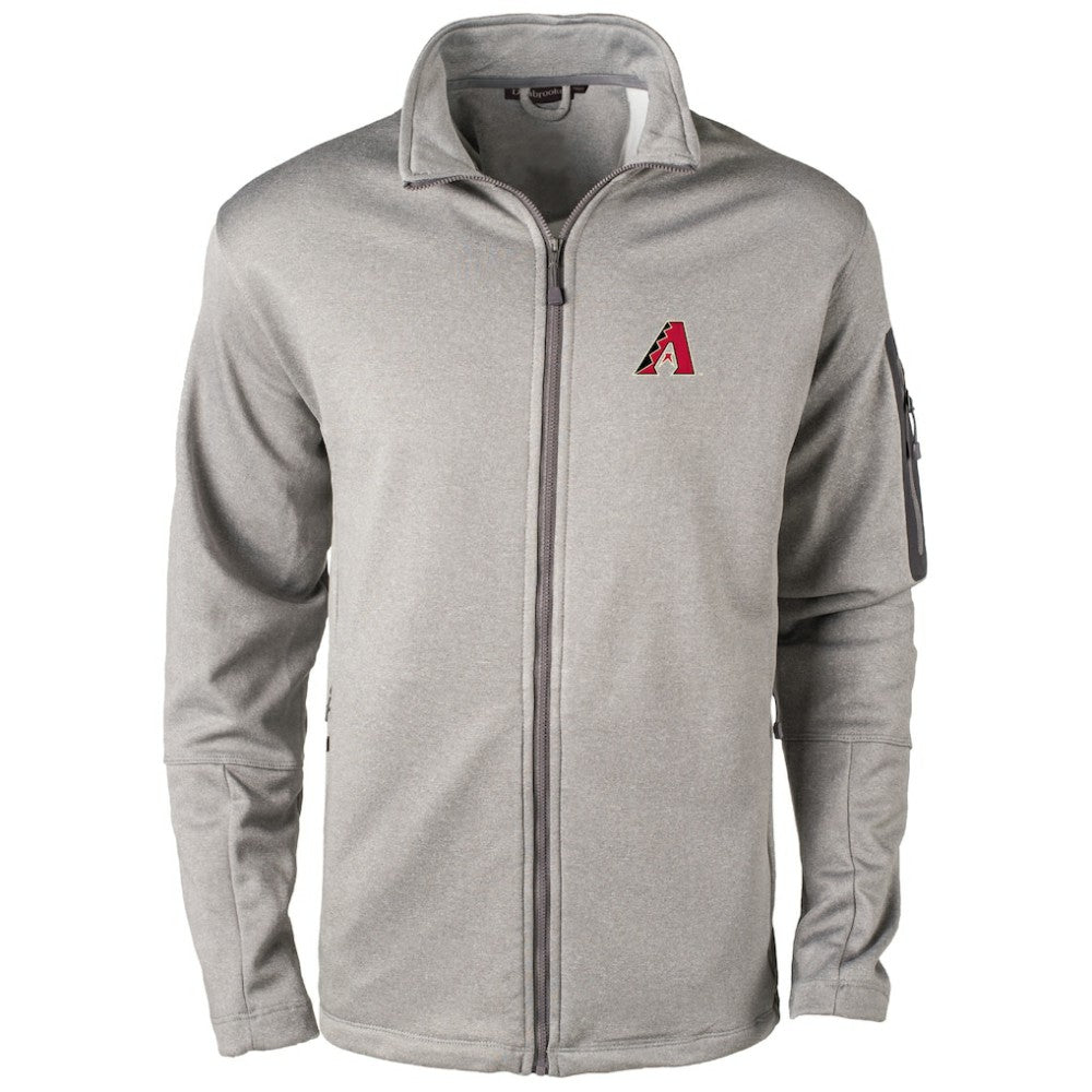 Arizona Diamondbacks Dunbrooke Pacific Full-Zip Fleece Jacket - Heather Gray