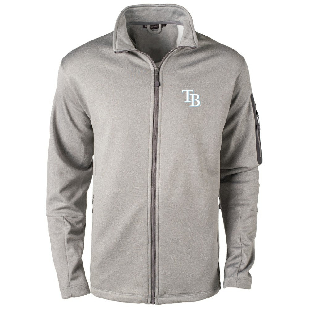 Tampa Bay Rays Dunbrooke Pacific Full-Zip Fleece Jacket - Heather Gray
