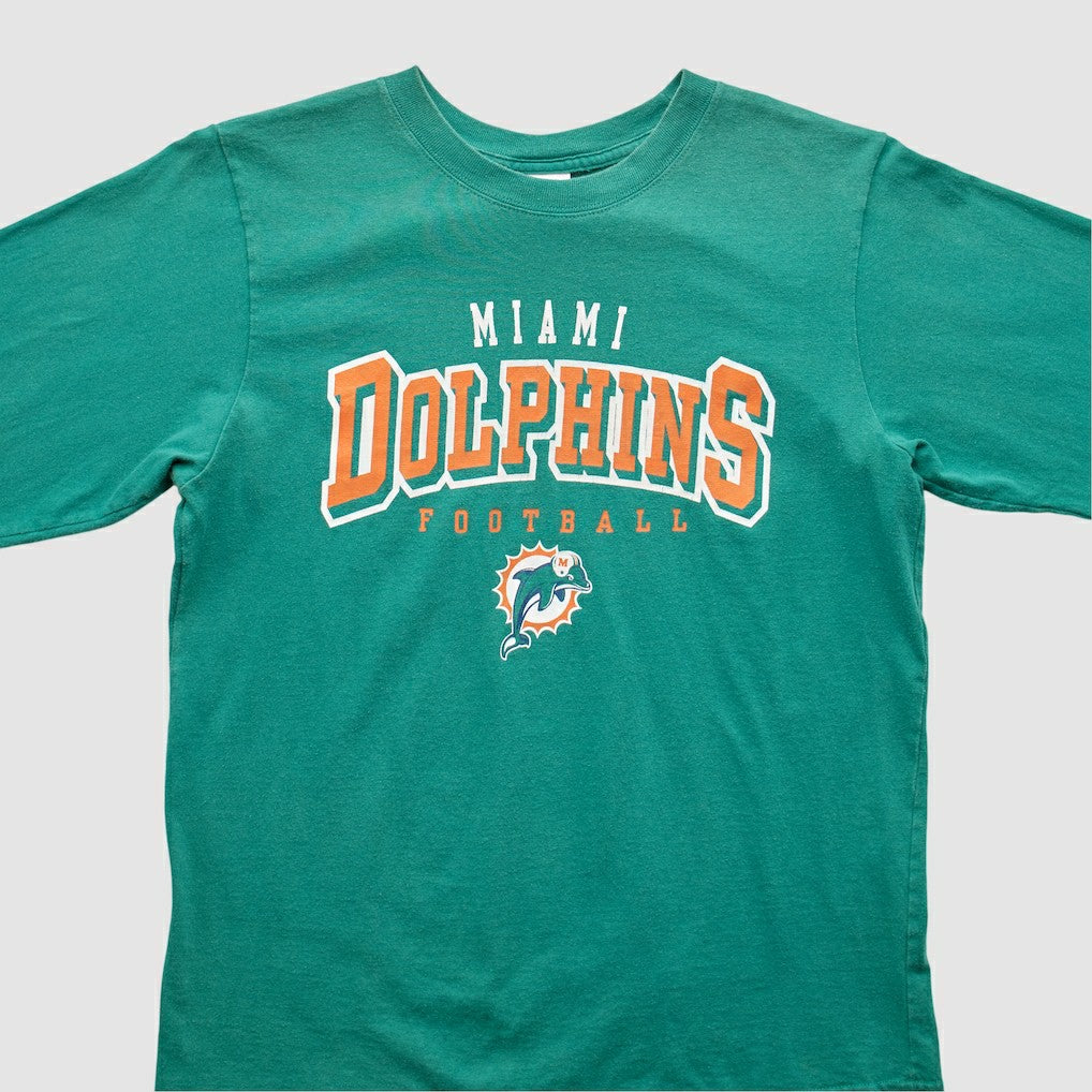 Miami Dolphins NFL 2000s Long Sleeve T-shirt - Teal Vintage sale