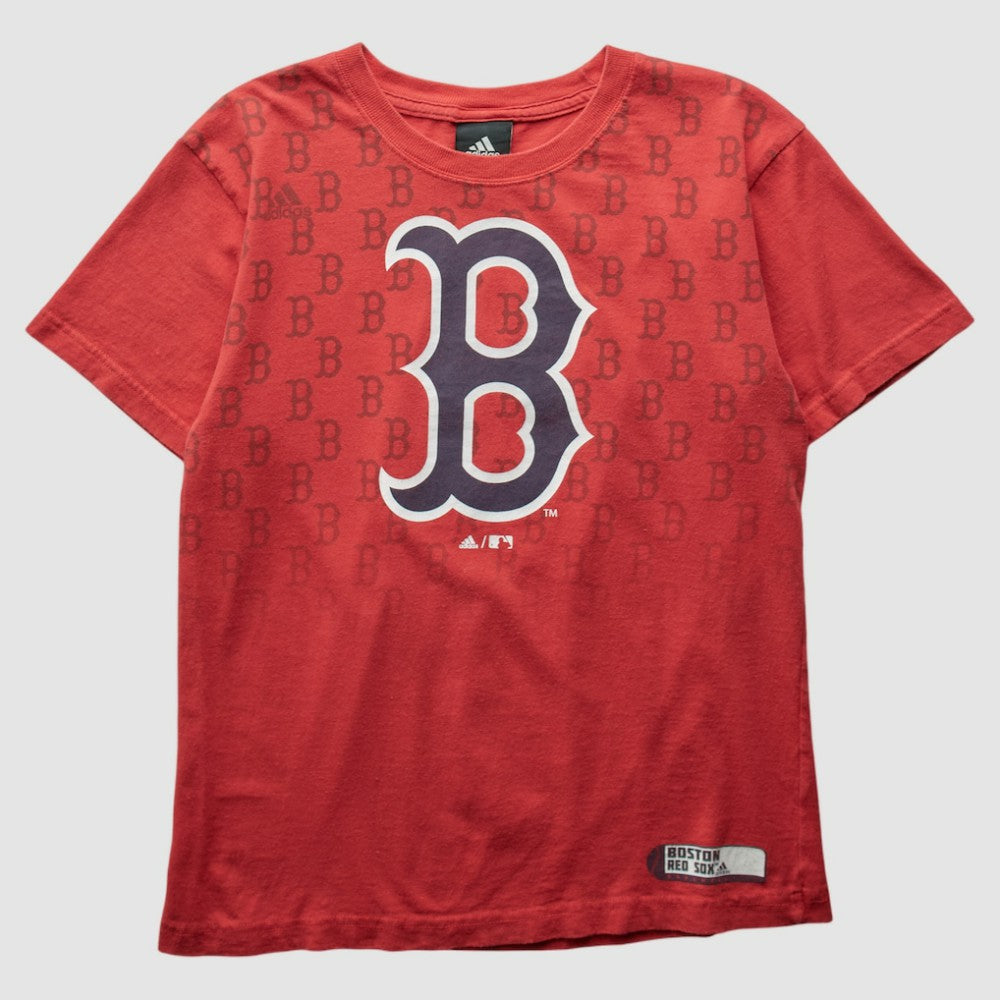 Boston Red Sox Adidas 2010s T-shirt - Red Vintage