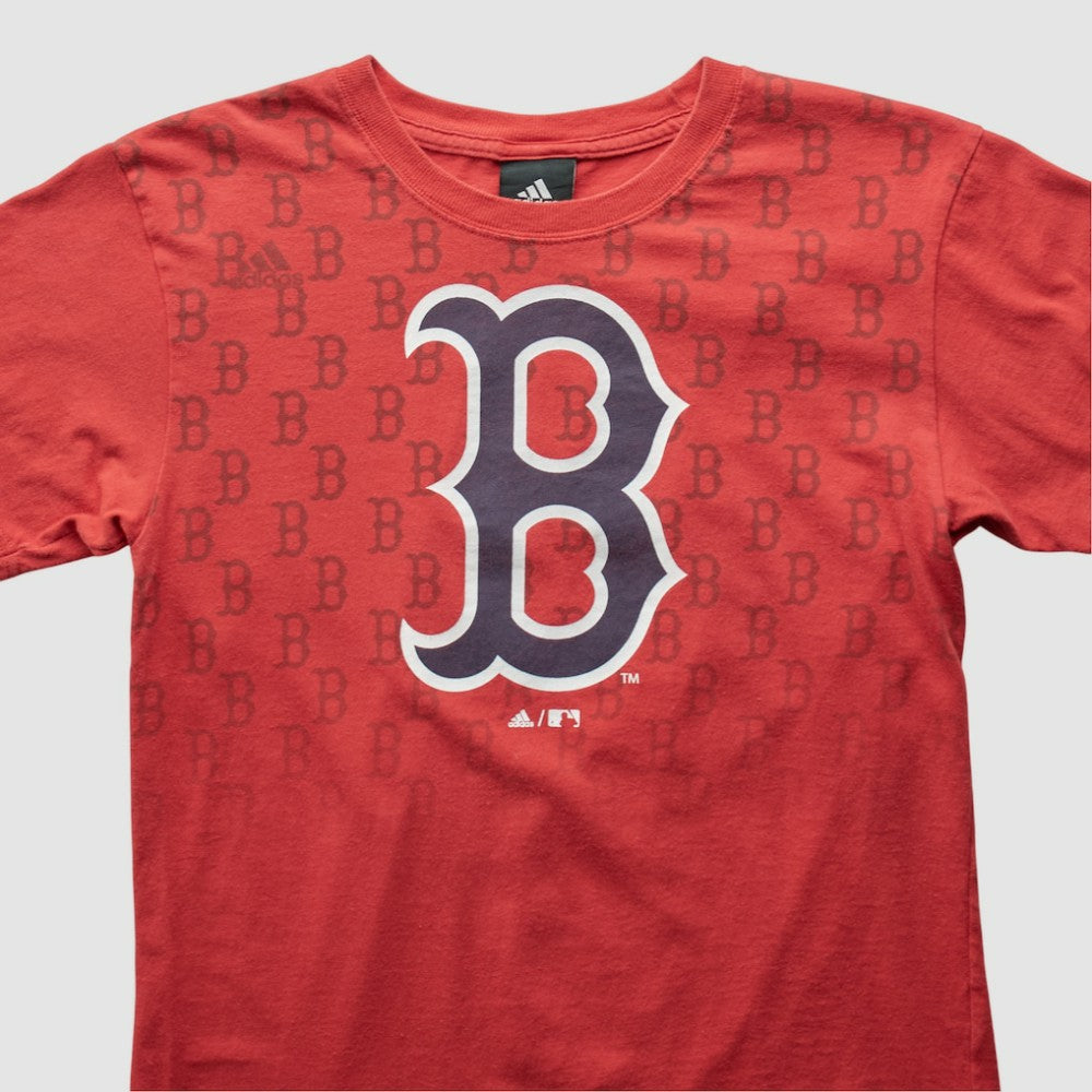 Boston Red Sox Adidas 2010s T-shirt - Red Vintage