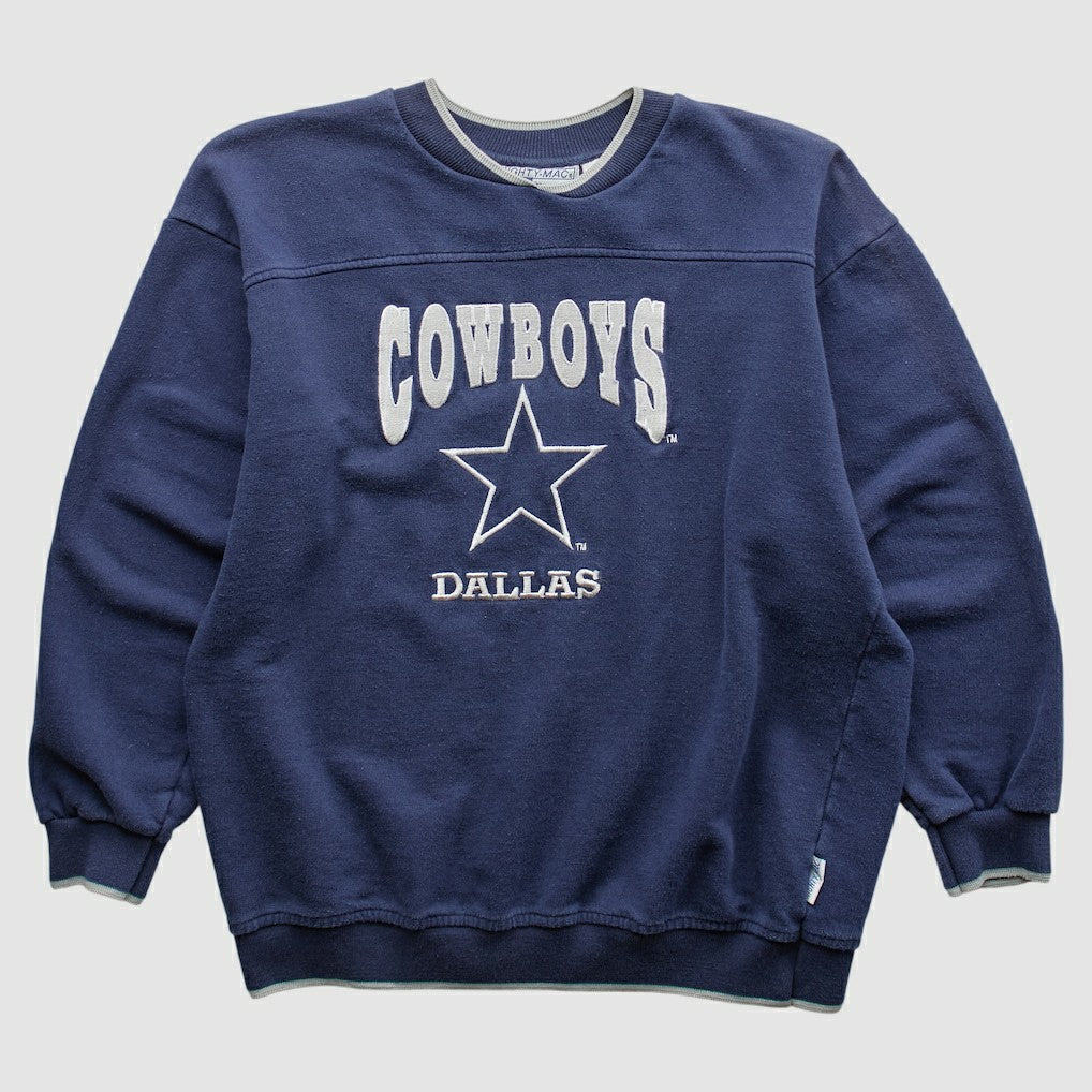Dallas Cowboys 2000s Pullover Sweatshirt - Navy Vintage discount