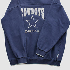 Dallas Cowboys 2000s Pullover Sweatshirt - Navy Vintage discount