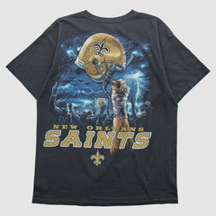 New Orleans Saints NFL 2010s T-shirt - Black Vintage discount
