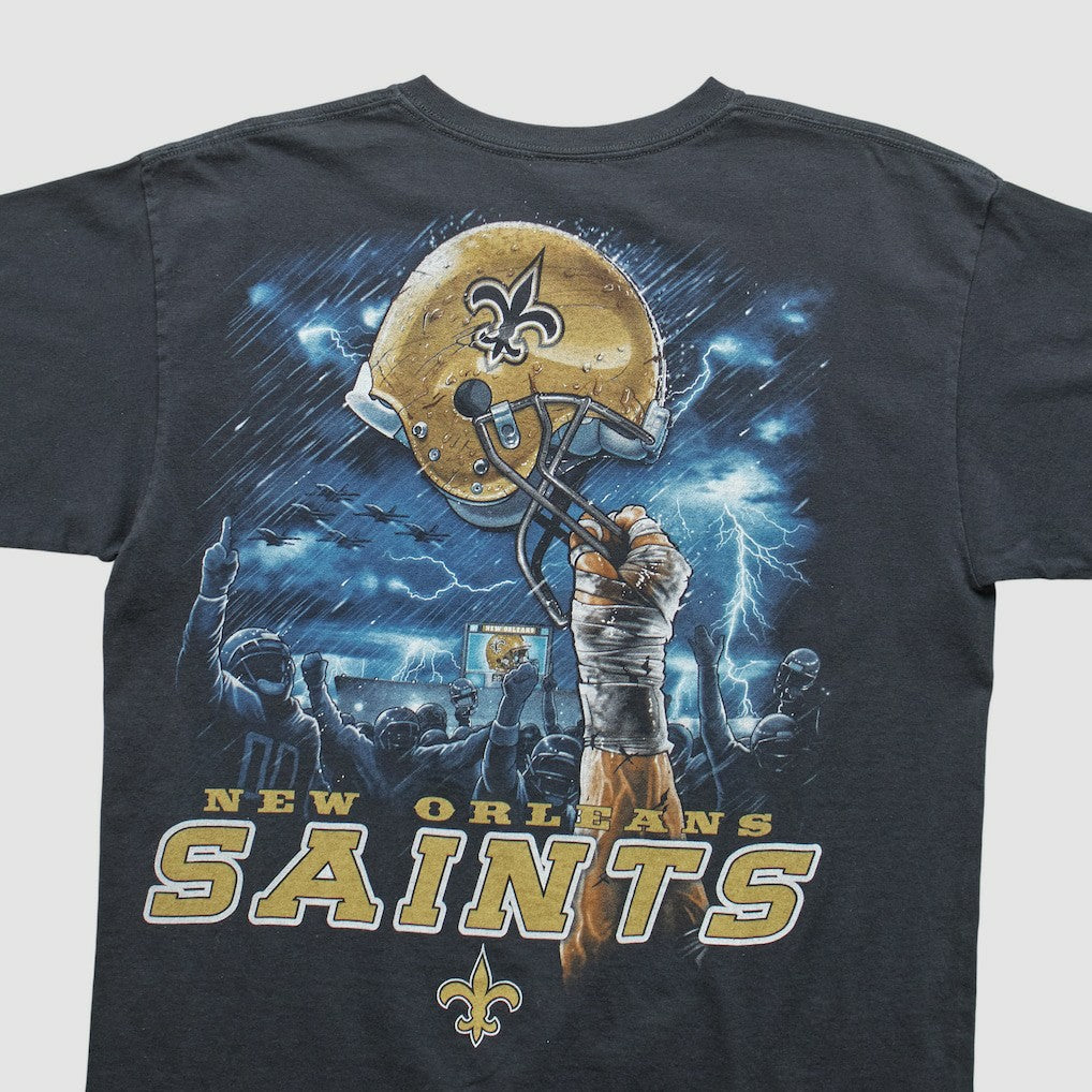 New Orleans Saints NFL 2010s T-shirt - Black Vintage discount