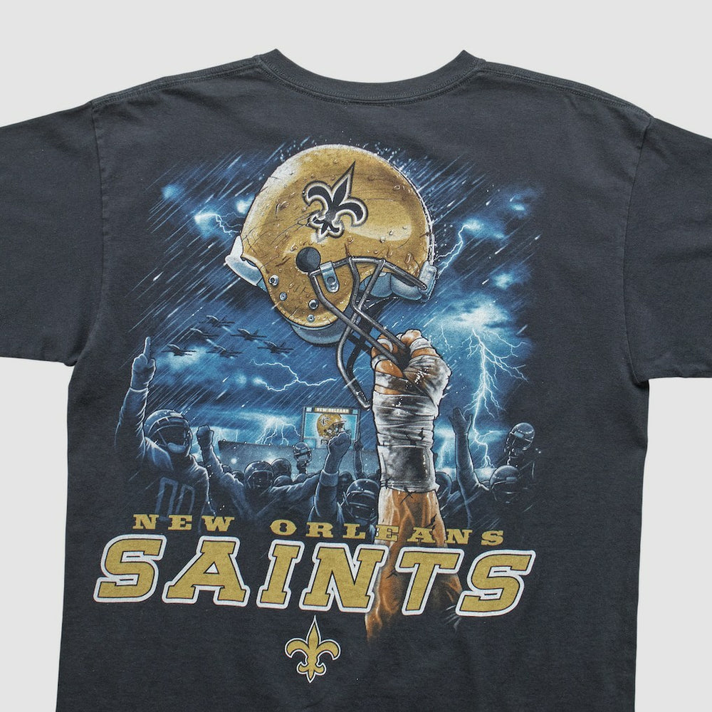 New Orleans Saints NFL 2010s T-shirt - Black Vintage discount