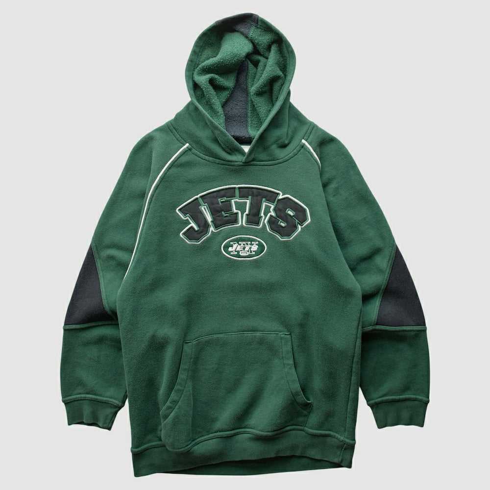 New York Jets NFL 2000s Hooded Pullover Sweatshirt - Green Vintage outlet