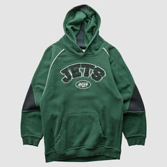 New York Jets NFL 2000s Hooded Pullover Sweatshirt - Green Vintage outlet