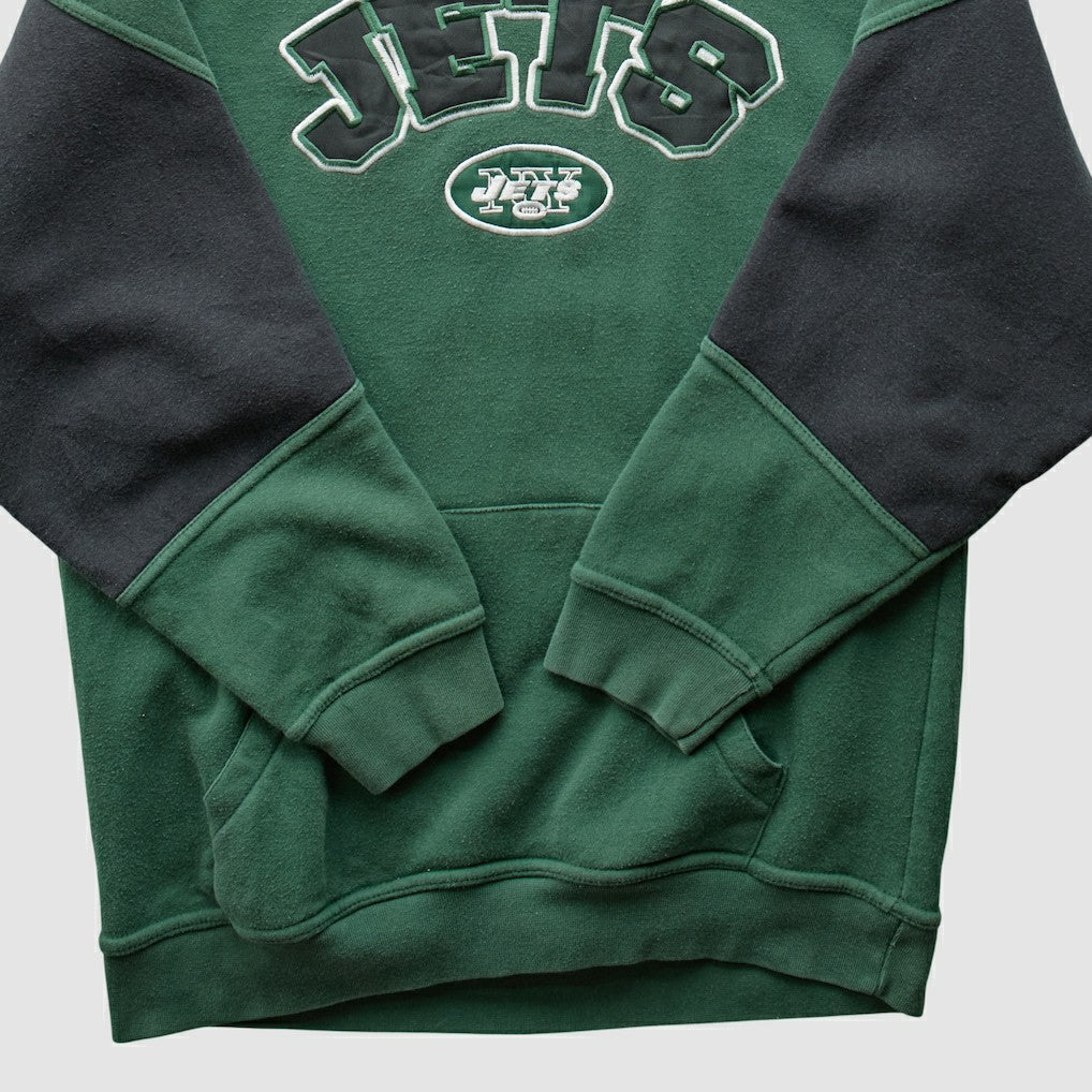 New York Jets NFL 2000s Hooded Pullover Sweatshirt - Green Vintage outlet