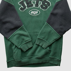New York Jets NFL 2000s Hooded Pullover Sweatshirt - Green Vintage outlet