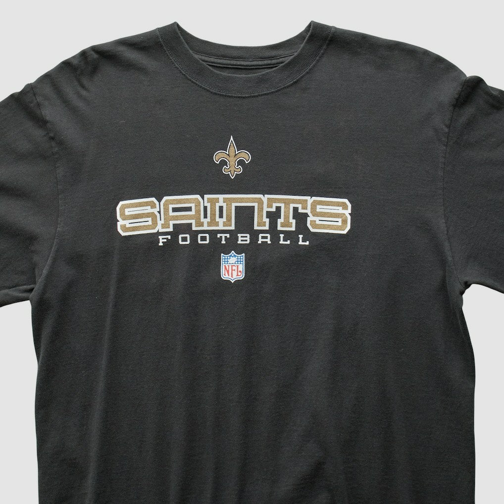 New Orleans Saints 2000s Long Sleeve T-shirt - Black Vintage discount