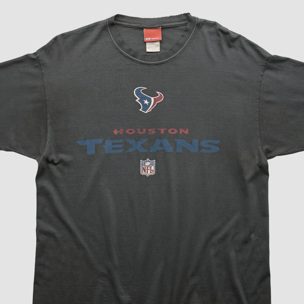 Houston Texans Reebok 2000s T-shirt - Charcoal Vintage on sale