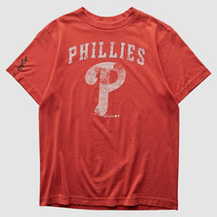 Philadelphia Phillies Team Athletics 2000s T-shirt - Red Vintage