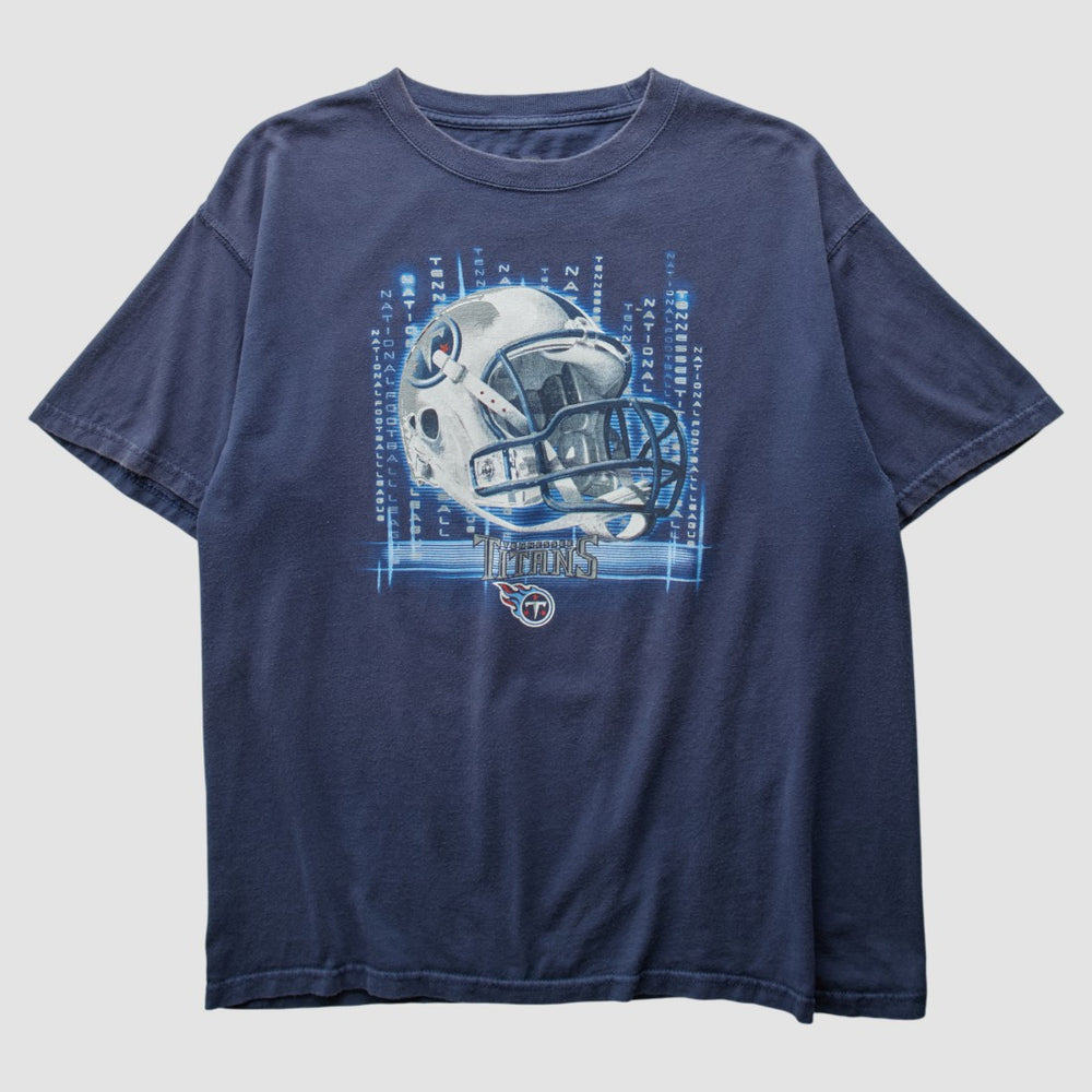Tennessee Titans 2000s T-shirt - Navy Vintage on sale