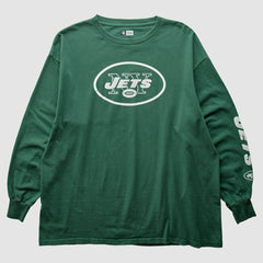 New York Jets 2010s Long Sleeve T-shirt - Green Vintage sale
