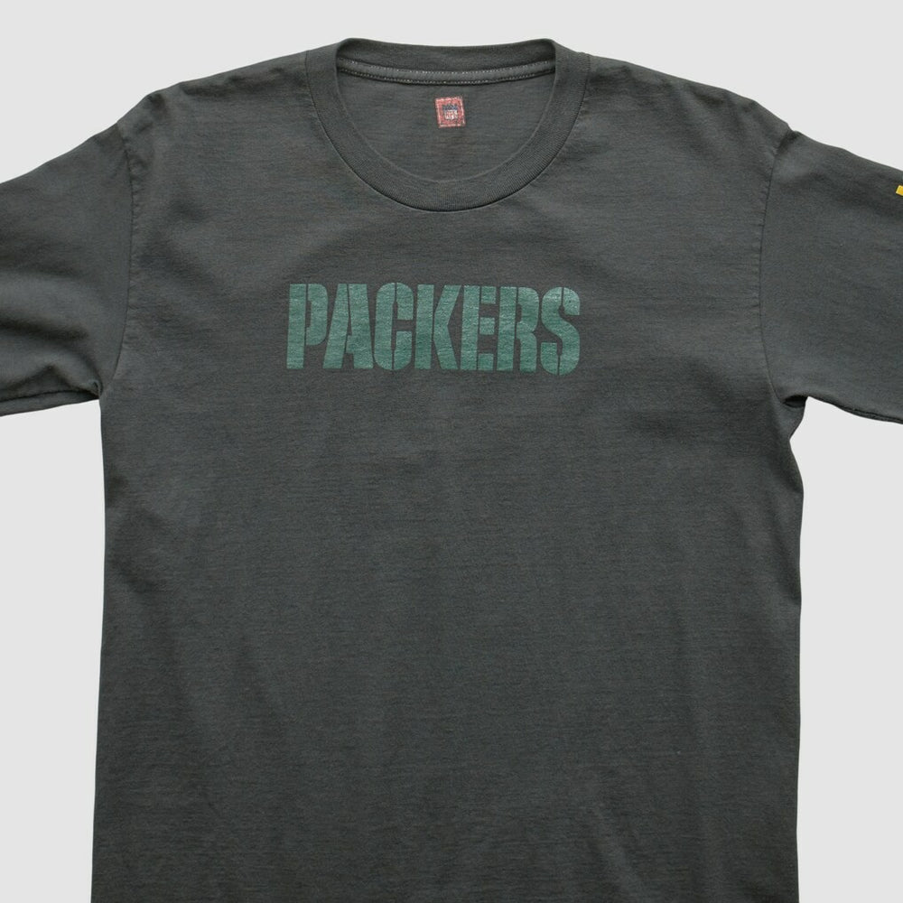 Green Bay Packers NFL 2000s Long Sleeve T-shirt - Charcoal Vintage cheap