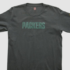 Green Bay Packers NFL 2000s Long Sleeve T-shirt - Charcoal Vintage cheap