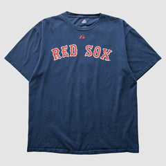 Boston Red Sox Majestic 2010s T-shirt - Navy Vintage